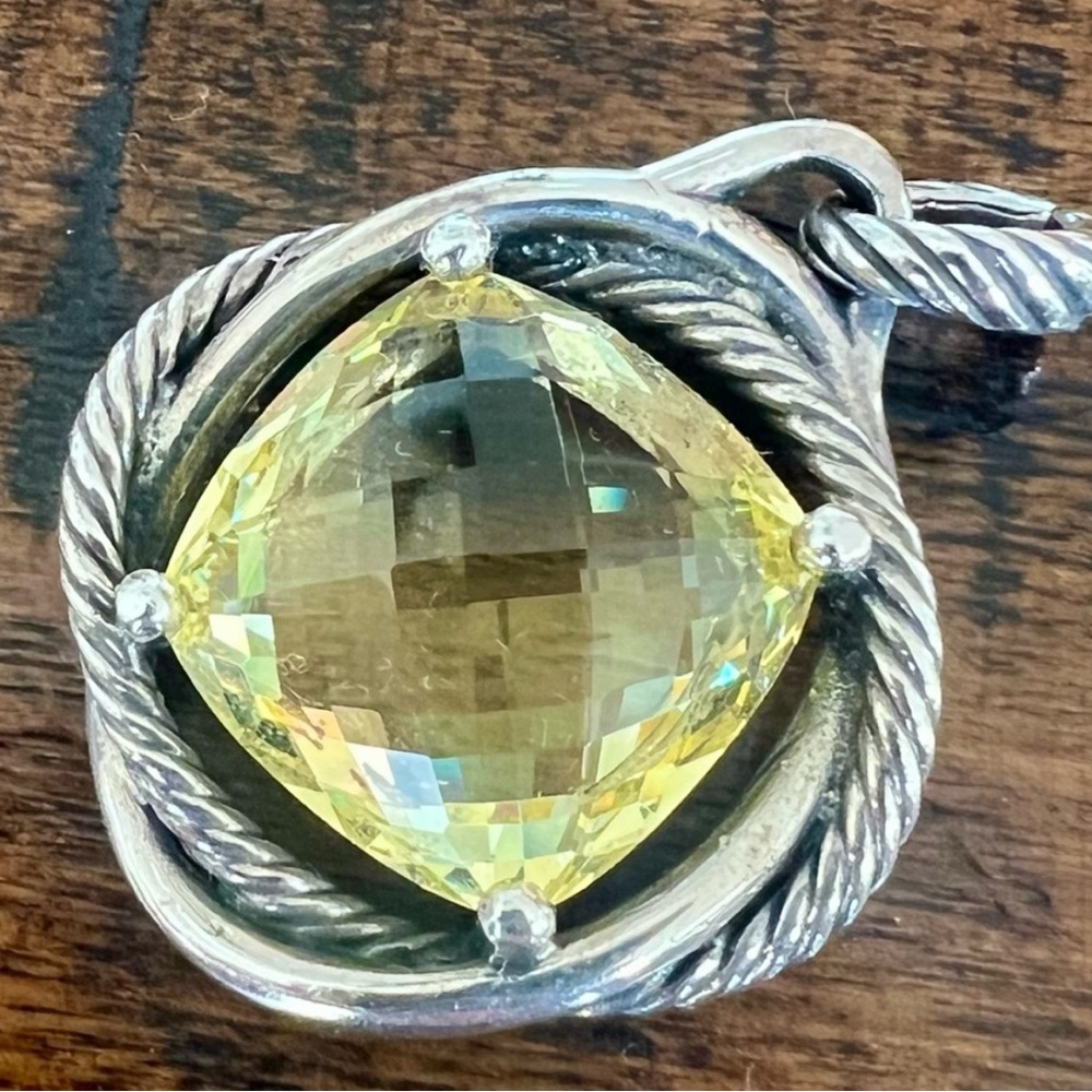 David Yurman Infiniti Lemon Yellow Enhancer (no chain)